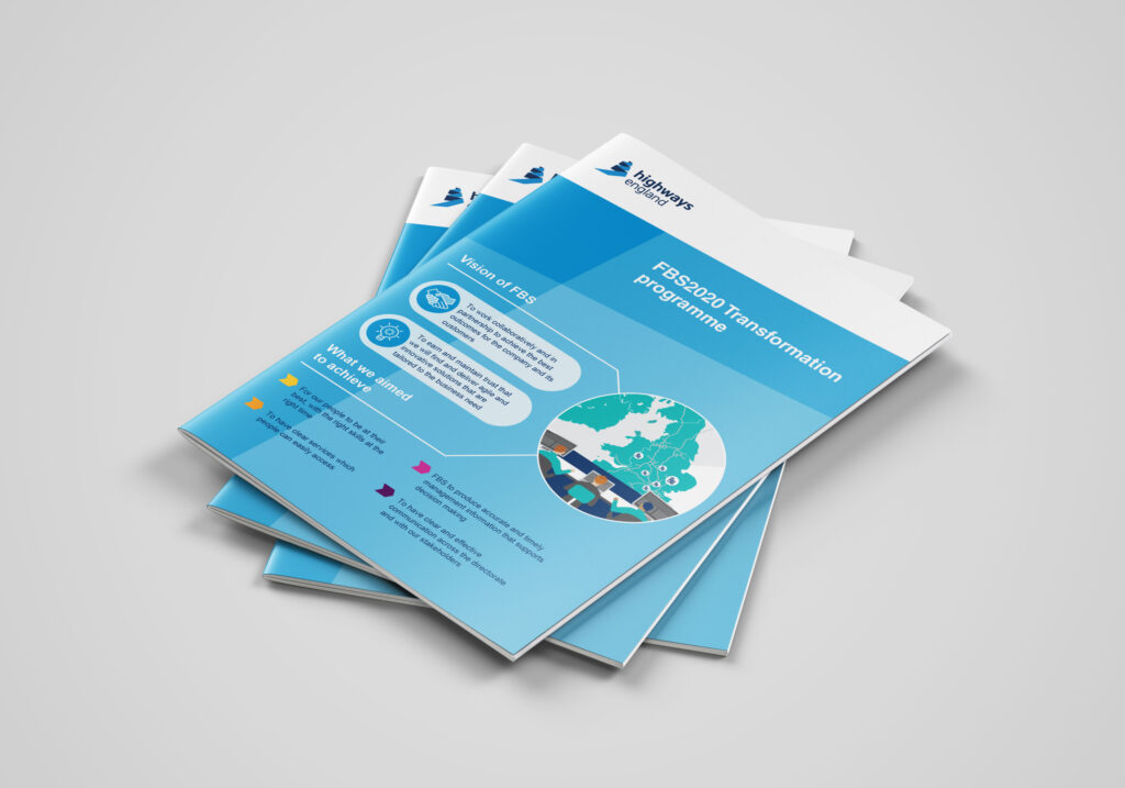 Infographic based brochure design in the Midlands